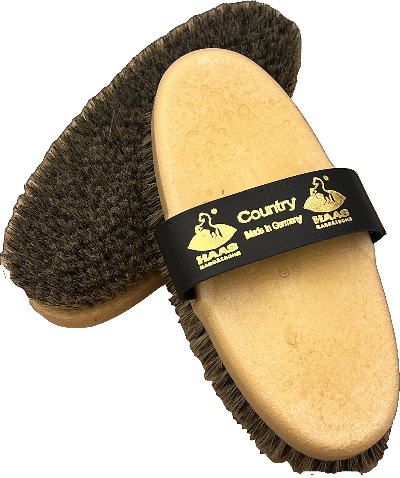 PREMYO XXL Brosse à Lustrer en CRIN de Cheval Gris - Nettoyage PREMYO XXL Brosse à Lustrer en CRIN de Cheval Gris - Nettoyage