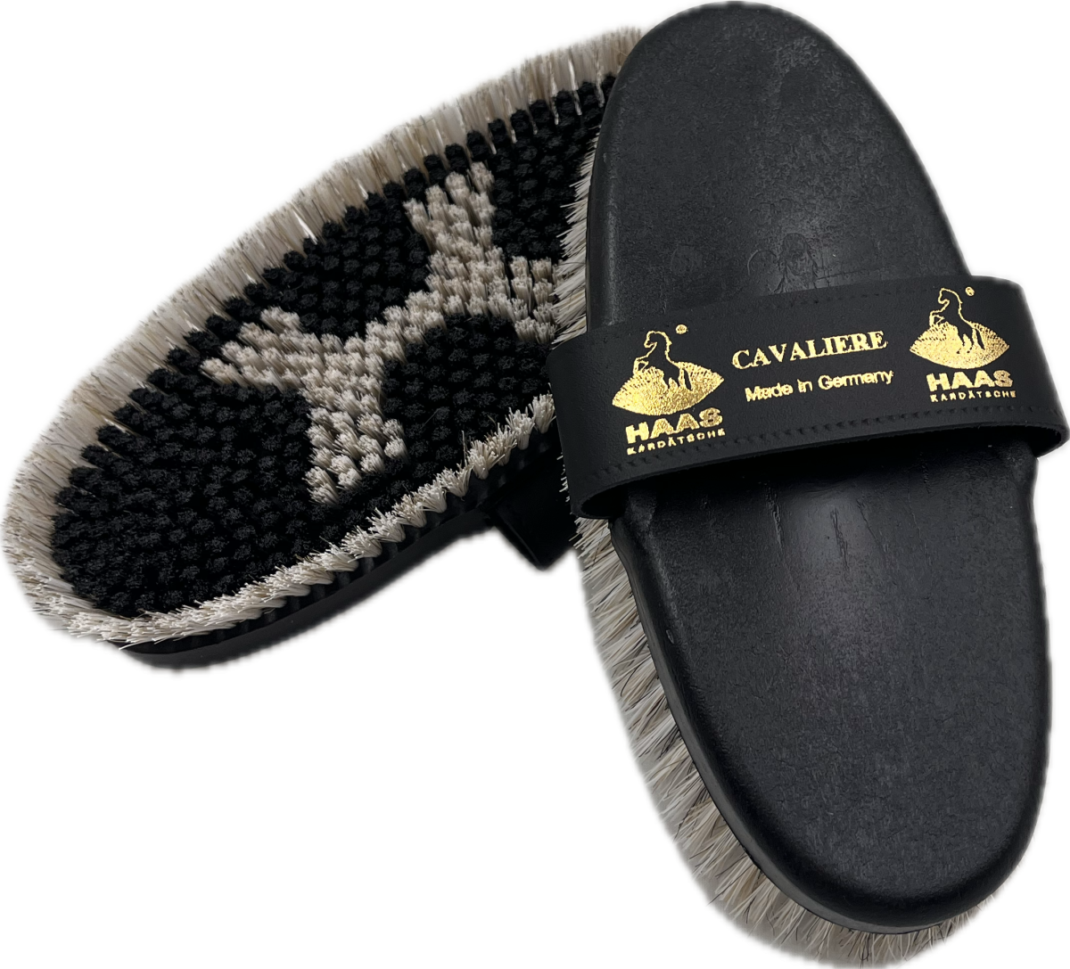 Haas Cavaliere Body Brush – M, Raised Edge