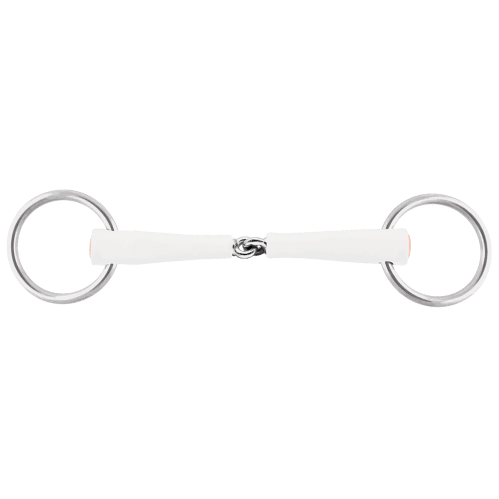 NATHE Loose-Ring Snaffle Bit 18 mm – Single-Jointed, 55 mm Rings