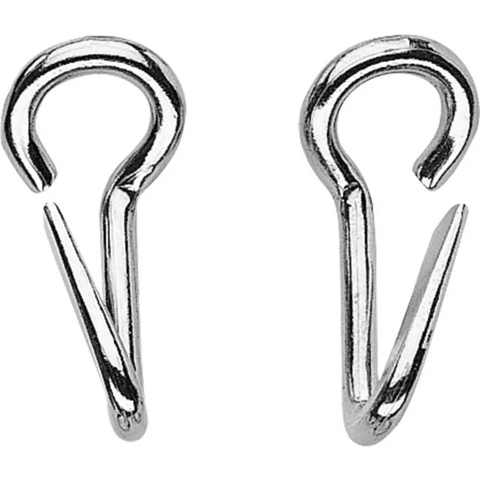 Curb Chain Hooks, Stainless Steel — for Dressage Weymouth Bits