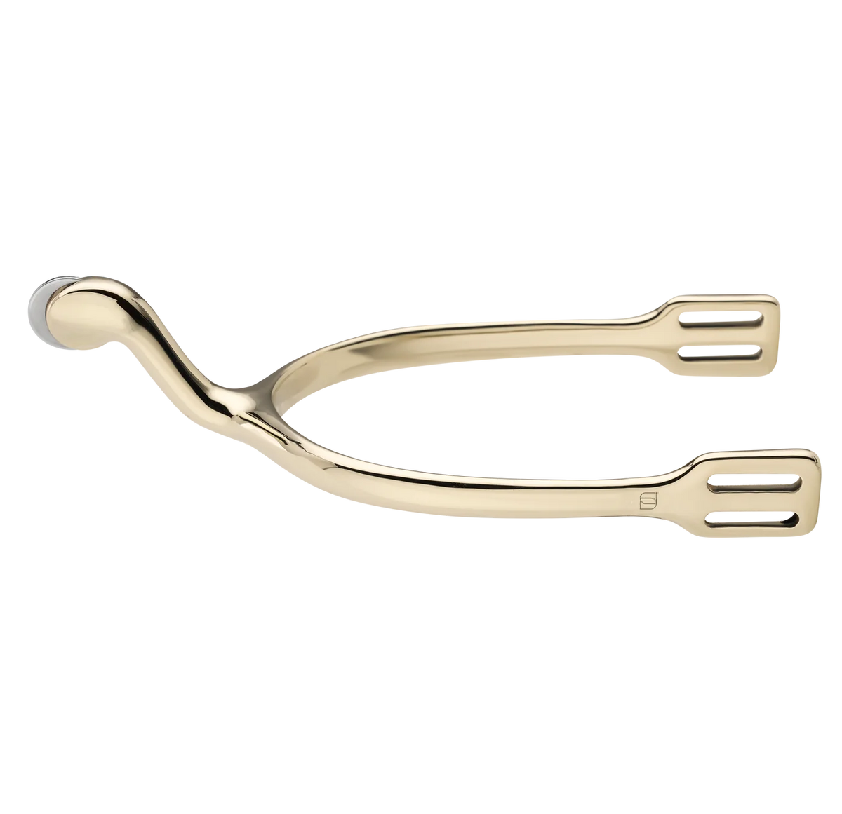 Herm Sprenger Swan Neck Dressage Spurs — German Silver