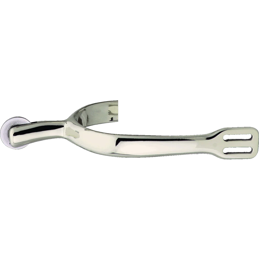 Men’s Dressage Spur – German Silver, 45mm with Rowel #5