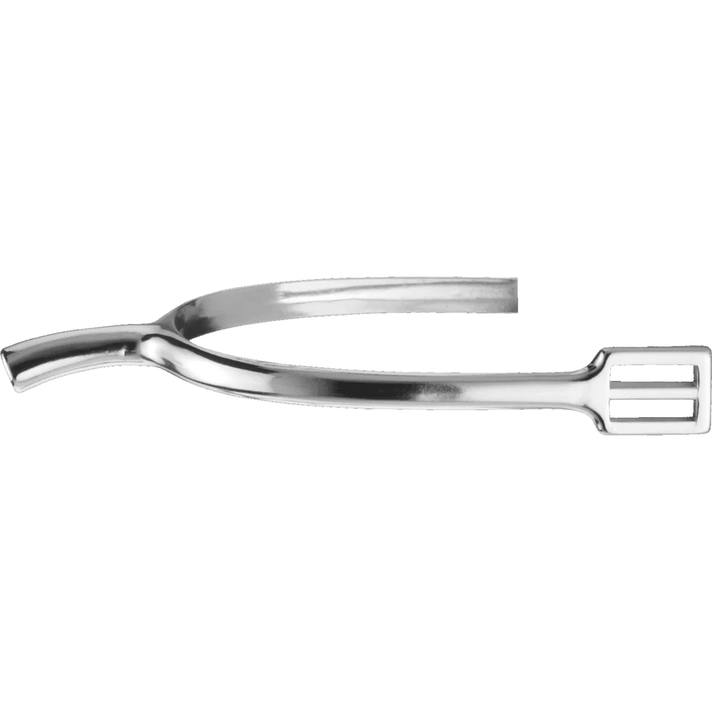 Ladies’ Spurs – Chrome, 30mm Flat Neck, No Rowel