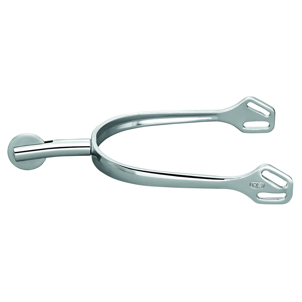 Ultra Fit Spurs – 45mm Stainless Steel with Rowel #5