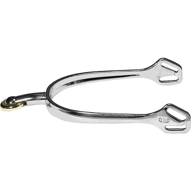 Ultra Fit Spurs – 35mm Stainless Steel with Horizontal Comfort Roller