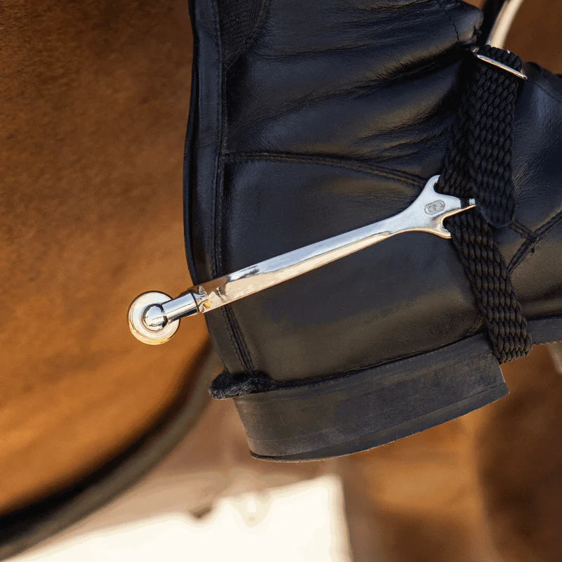 Spurs Ultra Fit, Stainless Steel, 25mm with Vertical Comfort Roller