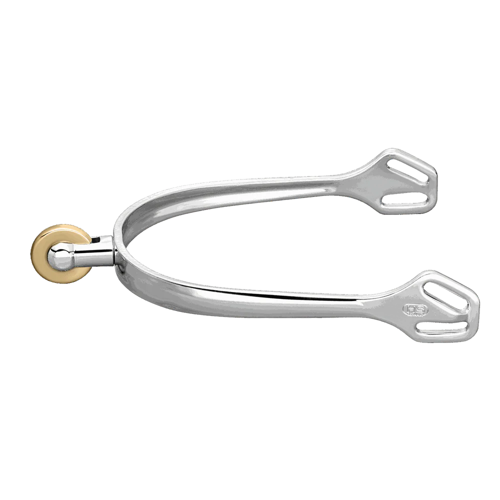 Spurs Ultra Fit, Stainless Steel, 25mm with Vertical Comfort Roller