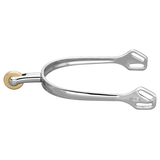Ultra Fit Spurs – 35mm Stainless Steel with Vertical Comfort Roller