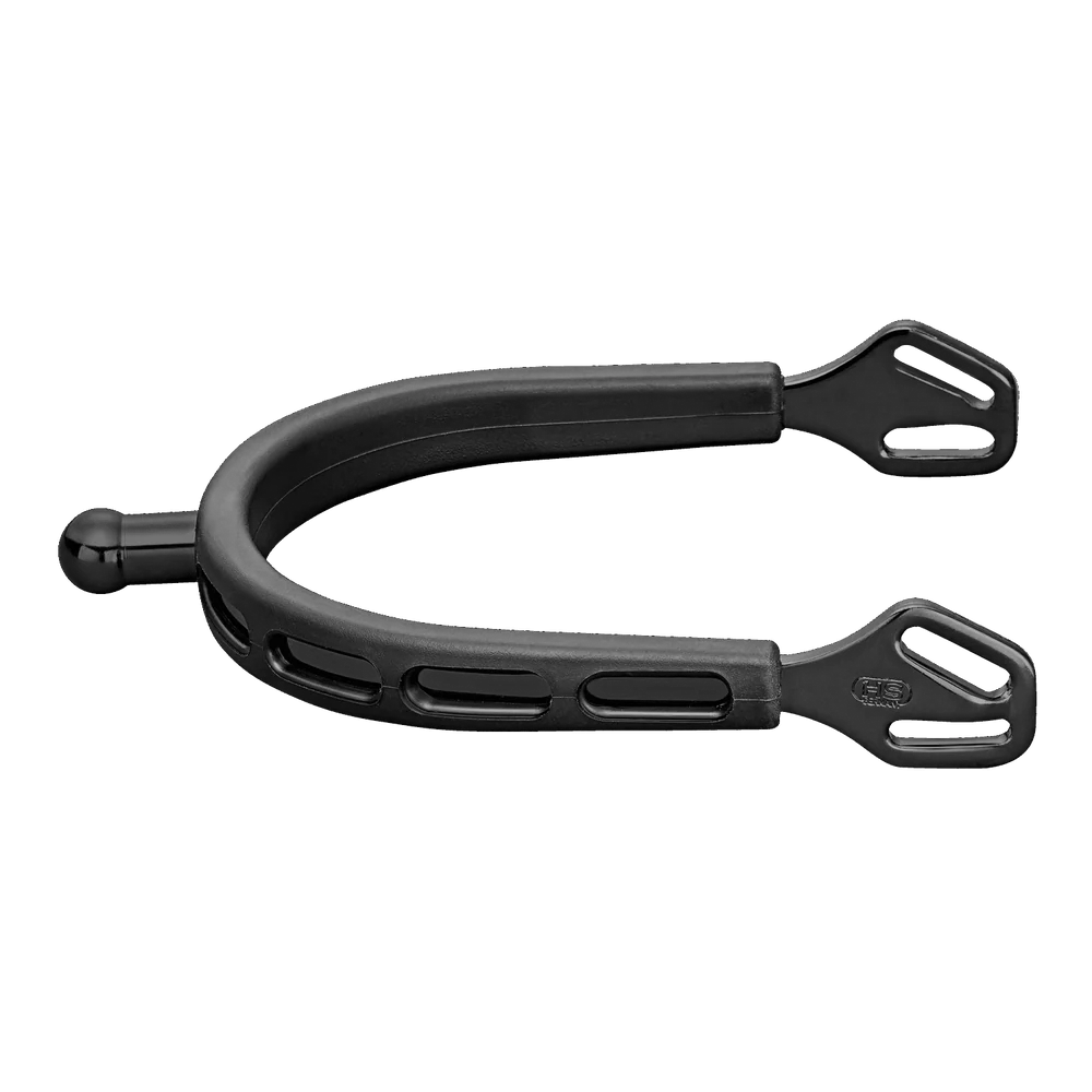 Ultra Fit Extra Grip Spurs – 20mm Stainless Steel/Black with Ball Neck