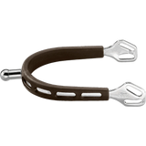 Ultra Fit Brown Grip Spurs – 20mm Stainless Steel with Ball Neck