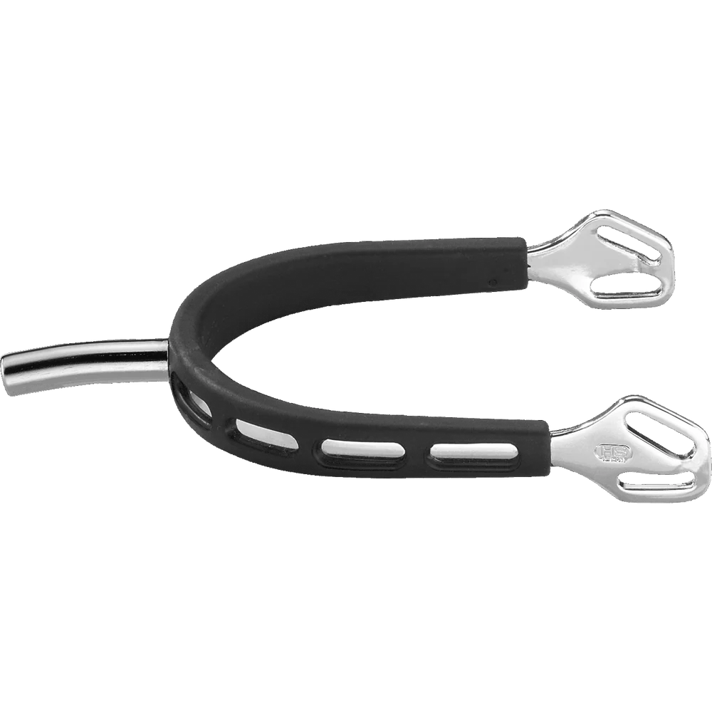 Ultra Fit Brown Grip Spurs – 35mm Stainless Steel with Flat Neck