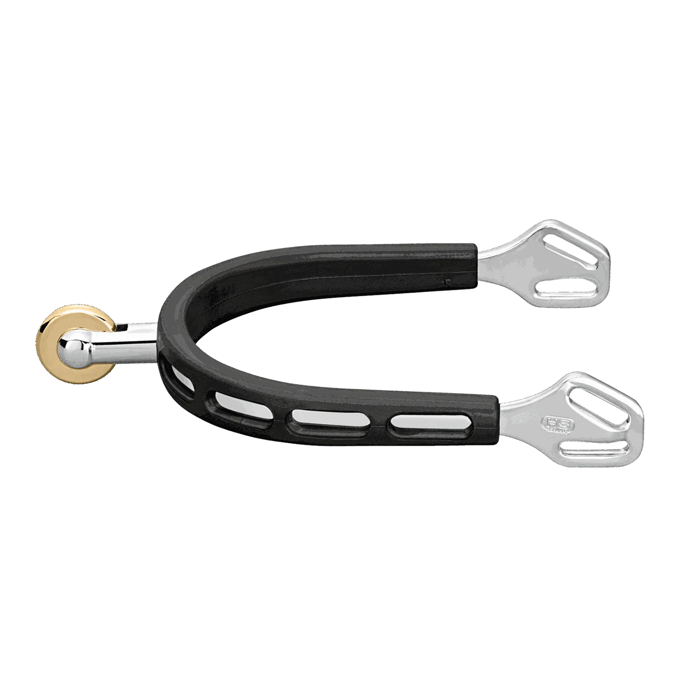 Ultra Fit Extra Grip Spurs – 25mm Stainless Steel, Vertical Neck with Comfort Roller