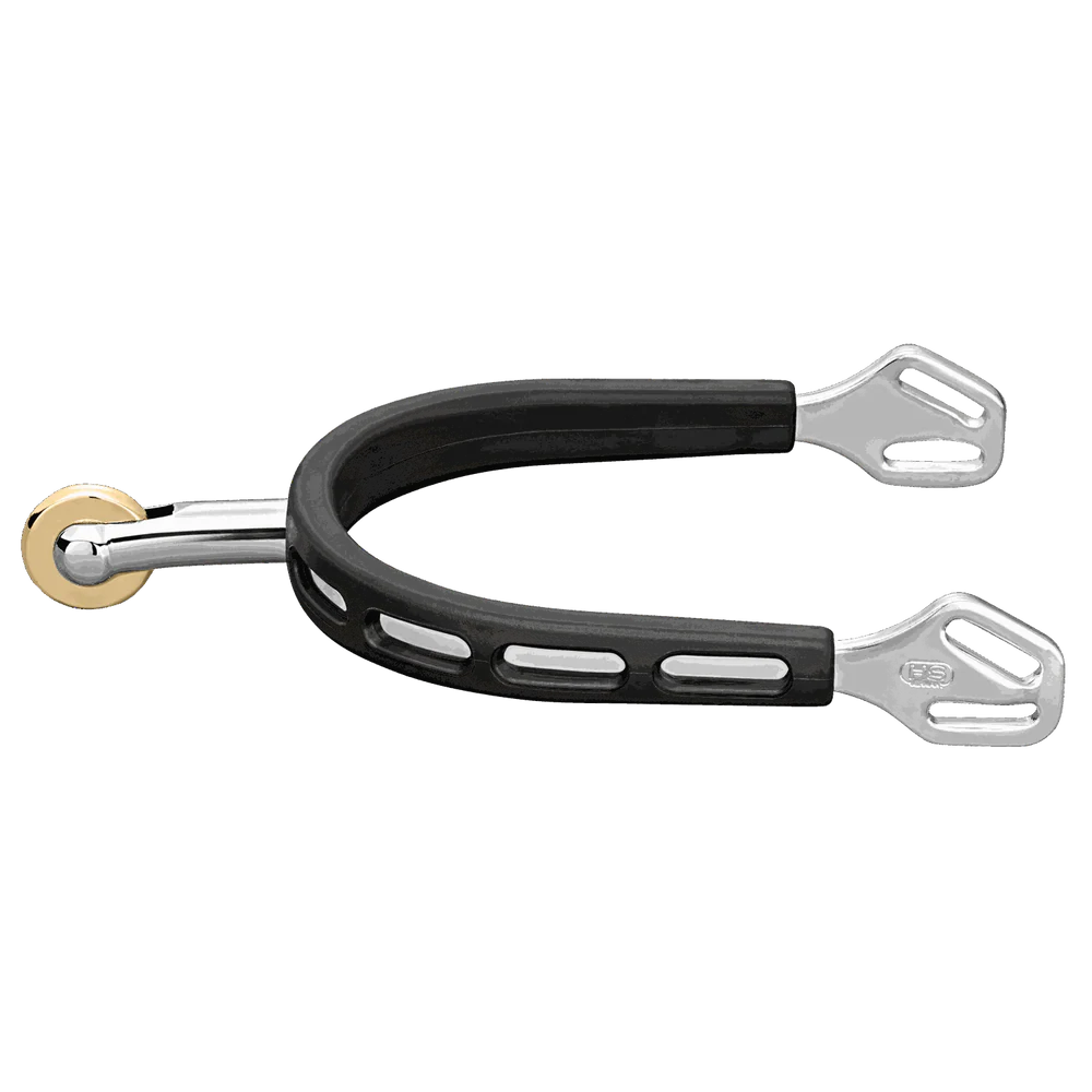 Ultra Fit Extra Grip Spurs – 35mm Stainless Steel, Vertical Neck with Comfort Roller
