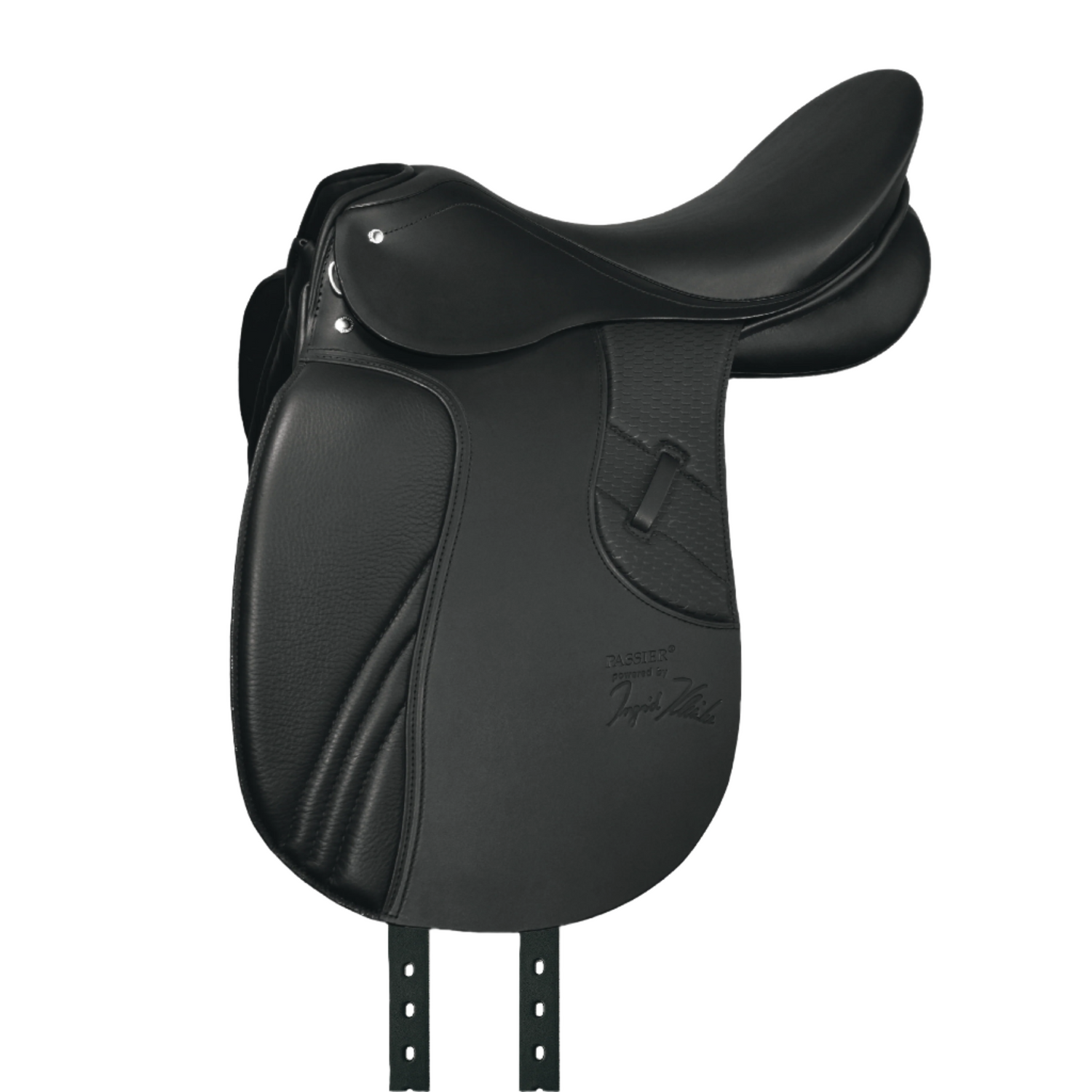 a side view of the gg extra dressage saddle by passier