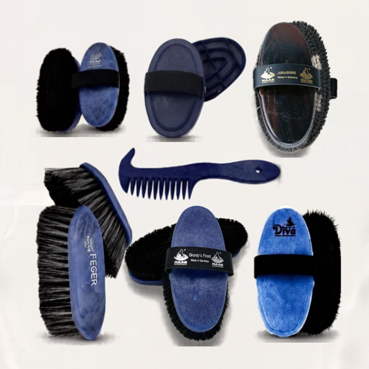 haas complete grooming set Eclipse for sensitive horses
