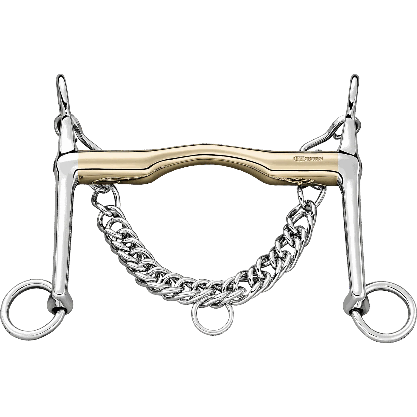 Herm Sprenger Weymouth Bit FC — 14mm Sensogan, 5 cm or 7cm SS Cheeks