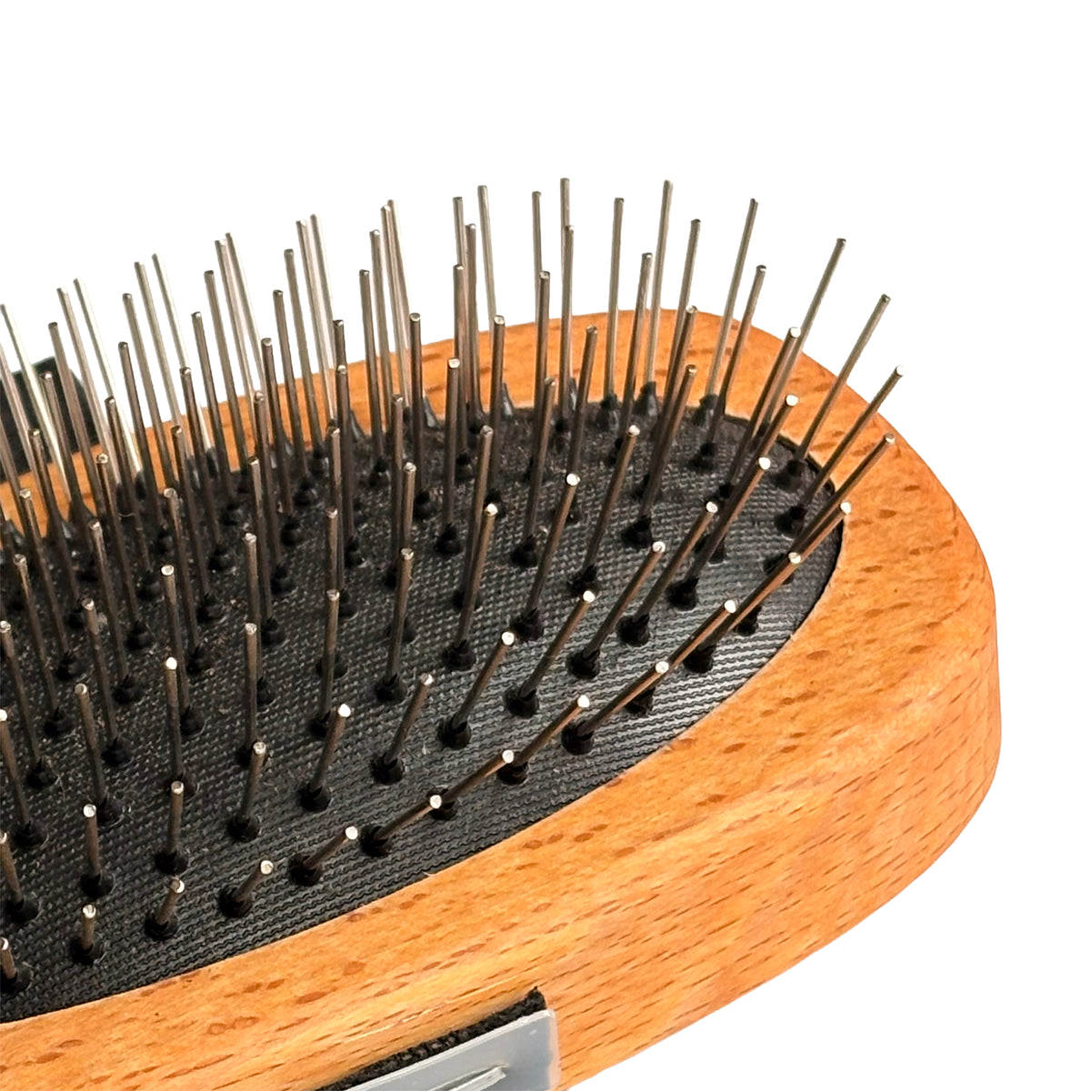 a detail view of the mane and tail brush