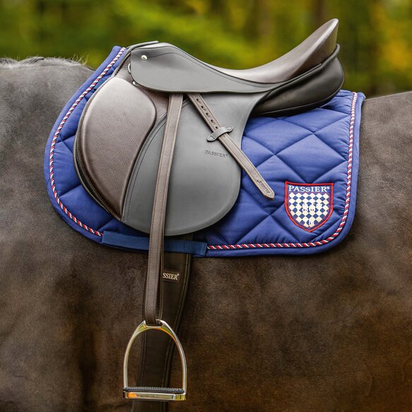 Passier All-purpose saddle on a bay horse