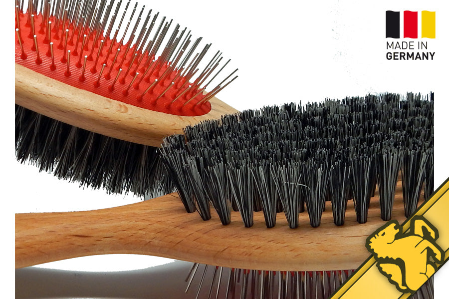 Mars Professional Superior Double Sided Mane and Tail Horse Brush, Paddle  Style with Real Wooden Pins