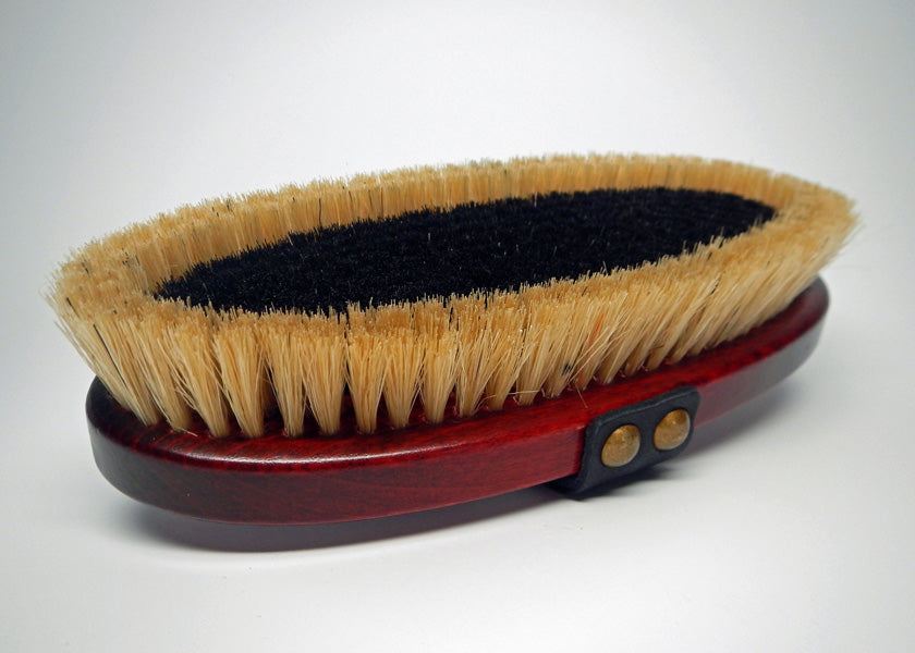 horsehaus body brush gold after cleaning