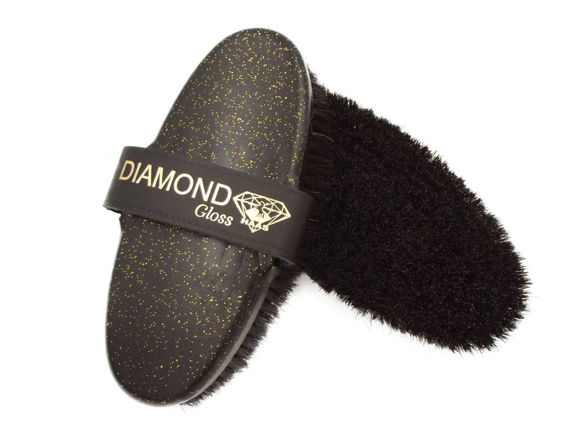 Haas Diamond Gloss Brush – Dark Bristle, Glitter Finish
