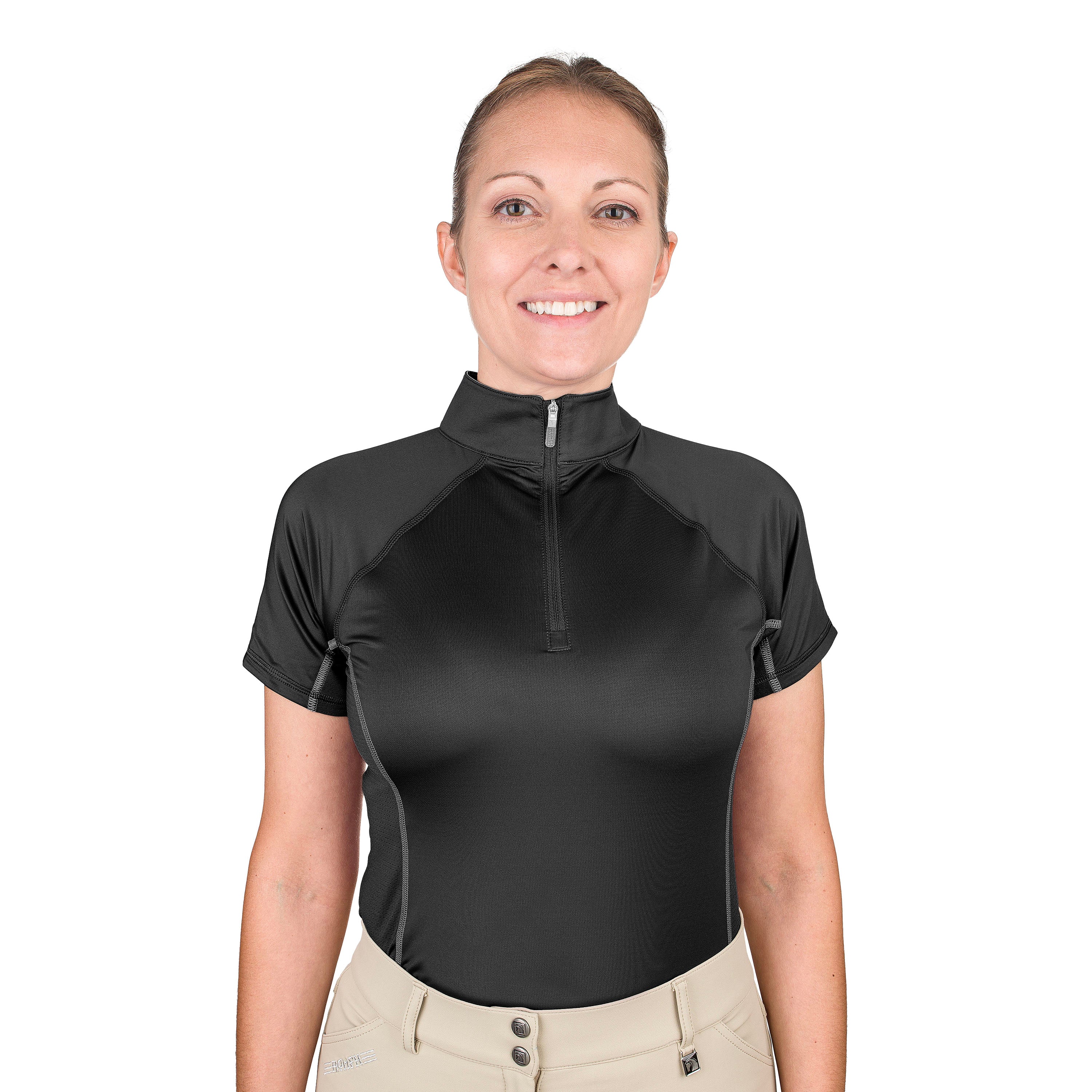 ROMFH Quarter Zip Short Sleeve Sunshirt | HorseHaus – HorseHaus