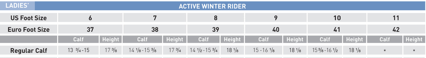 Active Winter Rider | Regular Calf | Mountain Horse