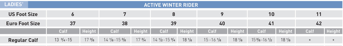 Active Winter Rider | Wide Calf | Mountain Horse