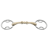 Herm Sprenger Dynamic RS Multi Ring Snaffle Bit 16 mm Sensogan – Double-Jointed, 70 mm SS Rings