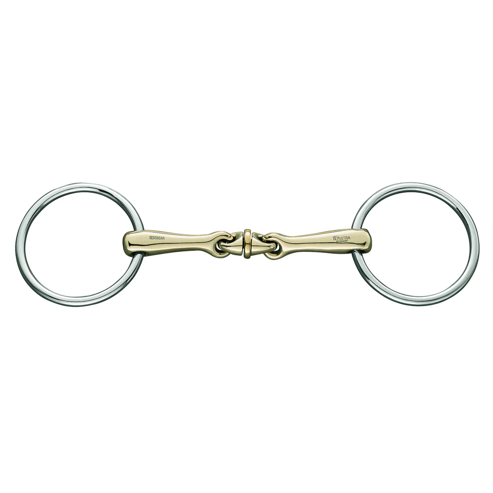 Herm Sprenger WH Ultra Snaffle Bit 18 mm Sensogan – 70 mm Stainless Steel Rings