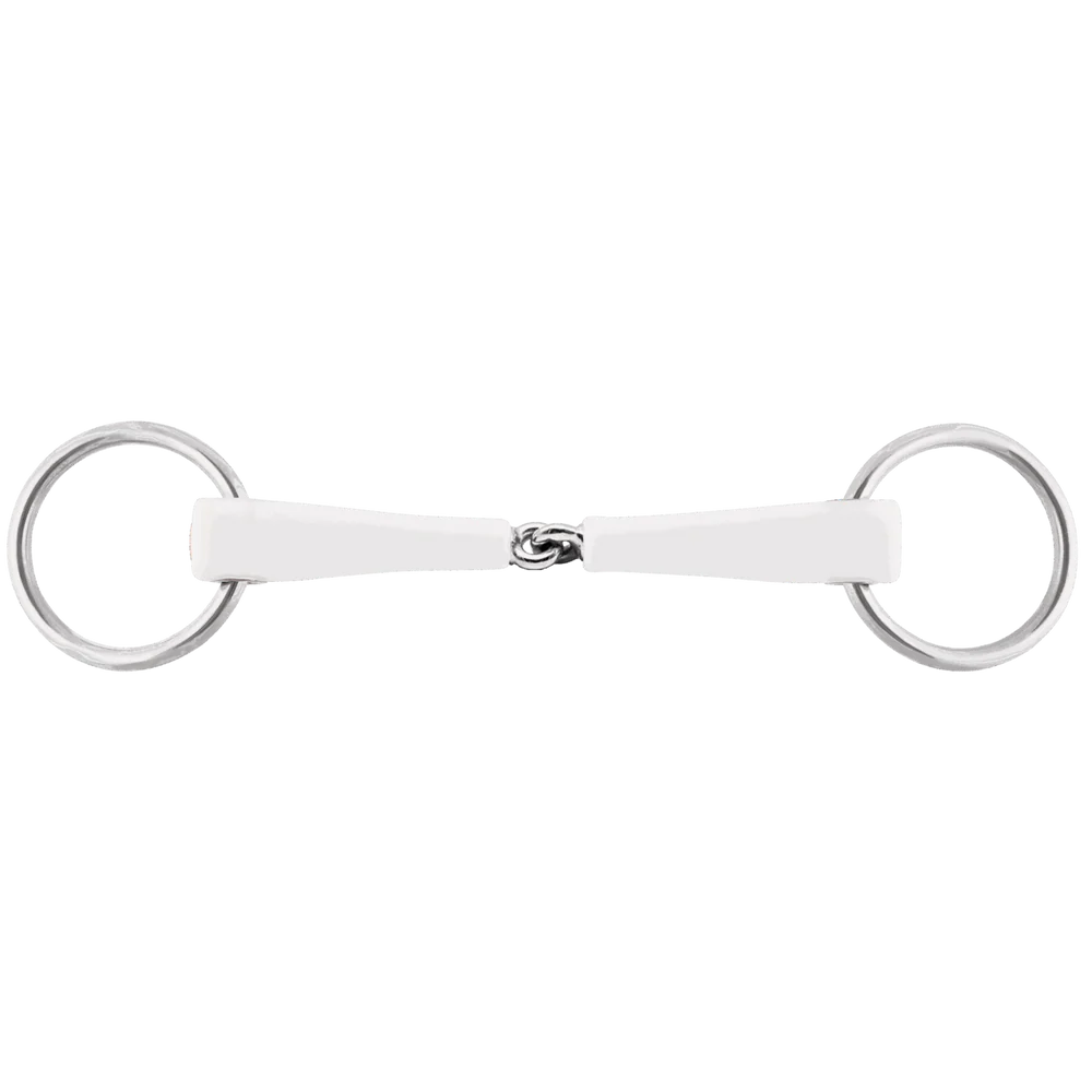 NATHE Loose-Ring Snaffle Bit 20 mm – Single-Jointed, 55 mm Rings