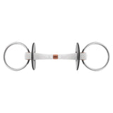 NATHE Loose-Ring Snaffle Bit 20 mm – Flex Mouth, Copper Middle Link, 70 mm Rings