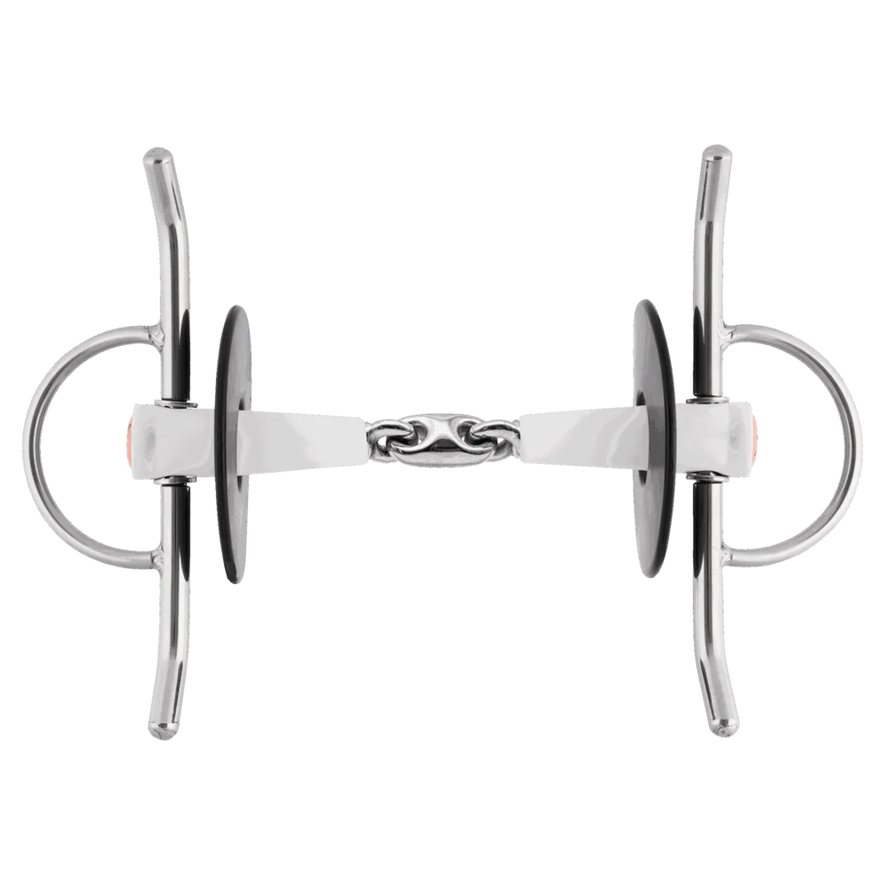 NATHE Full Cheek Snaffle Bit 18 mm – Double-Jointed