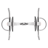 NATHE Full Cheek Snaffle Bit 18 mm – Double-Jointed