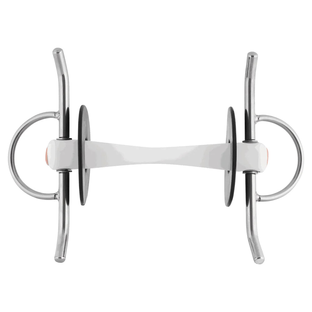 NATHE Full Cheek Snaffle Bit 20 mm – Flexible Mullen Mouth