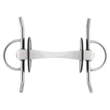 NATHE Full Cheek Snaffle Bit 20 mm – Flexible Mullen Mouth