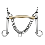 HS French Weymouth Bit, 14mm Sensogan — 7cm Stainless Steel Cheeks