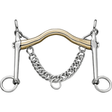 Bemelmans Weymouth Bit, 14mm Sensogan — Revolving Stainless Steel Cheeks