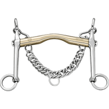 HO Weymouth Bit, Sensogan, 14mm — With Revolving Stainless Steel Cheeks