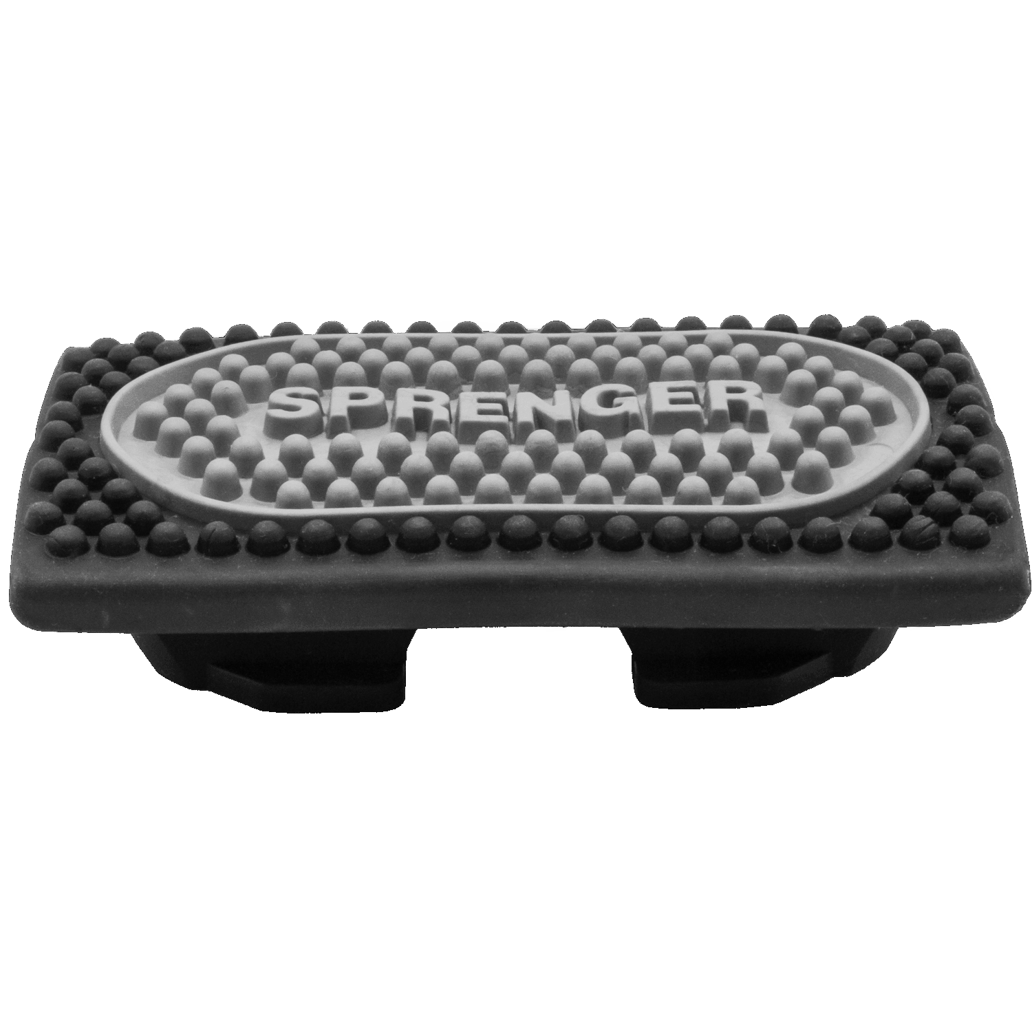 Stirrup Pads — Rubber, Black/Grey, 4¾