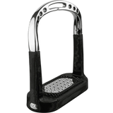 Flexcite Grip Stirrups, Stainless Steel — With Rubber/Metal Grip Pad, 4¾"