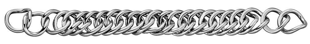Curb Chain, SS, 24 Links — for Dressage Weymouth Bits