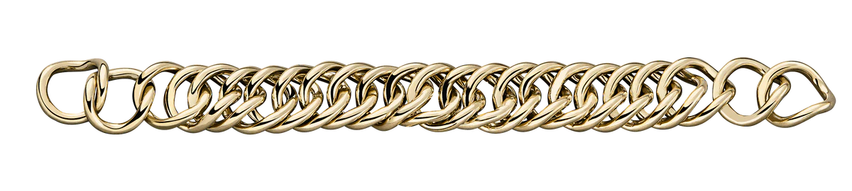 Curb Chain, Aurigan, 24 Links — for Dressage Weymouth Bits