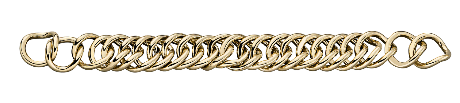 Herm Sprenger Curb Chain — 28 Links, Stainless or Aurigan, for Weymouth Bits