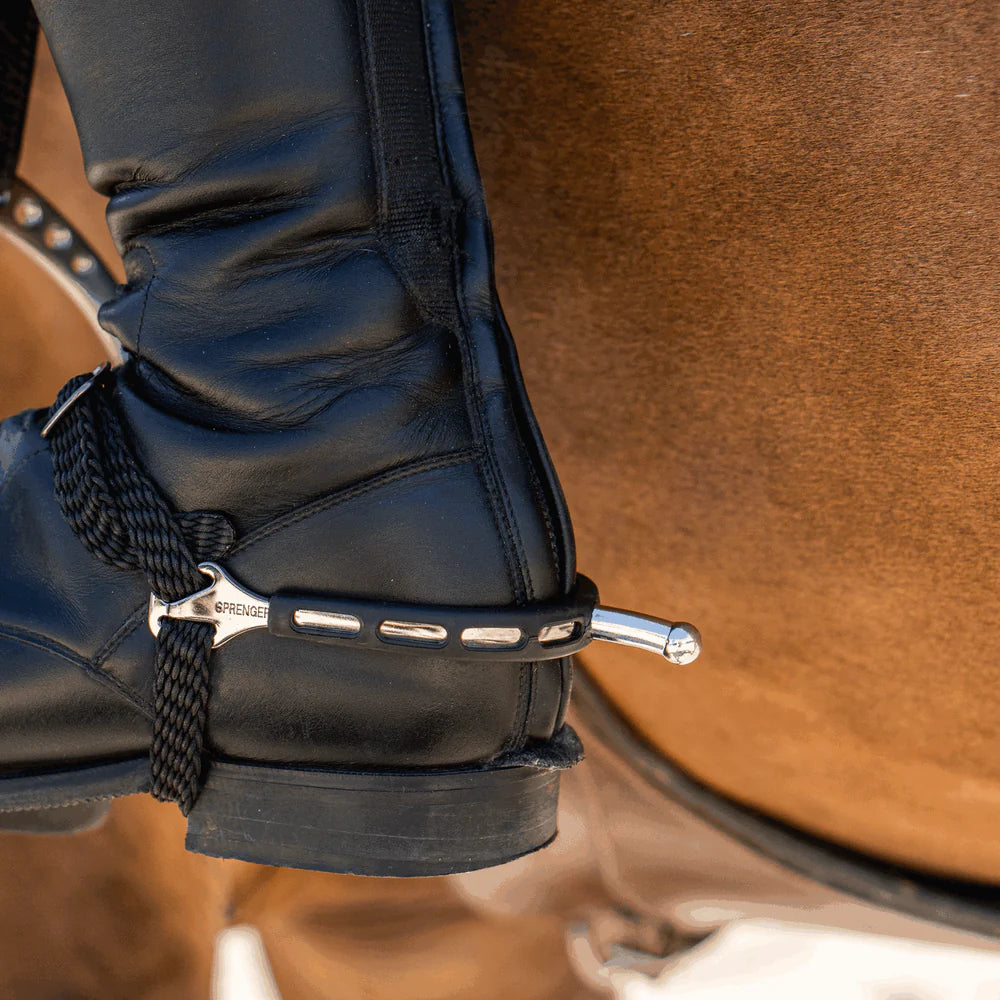 Ultra Fit Extra Grip Spurs – 30mm Stainless Steel with Ball Neck