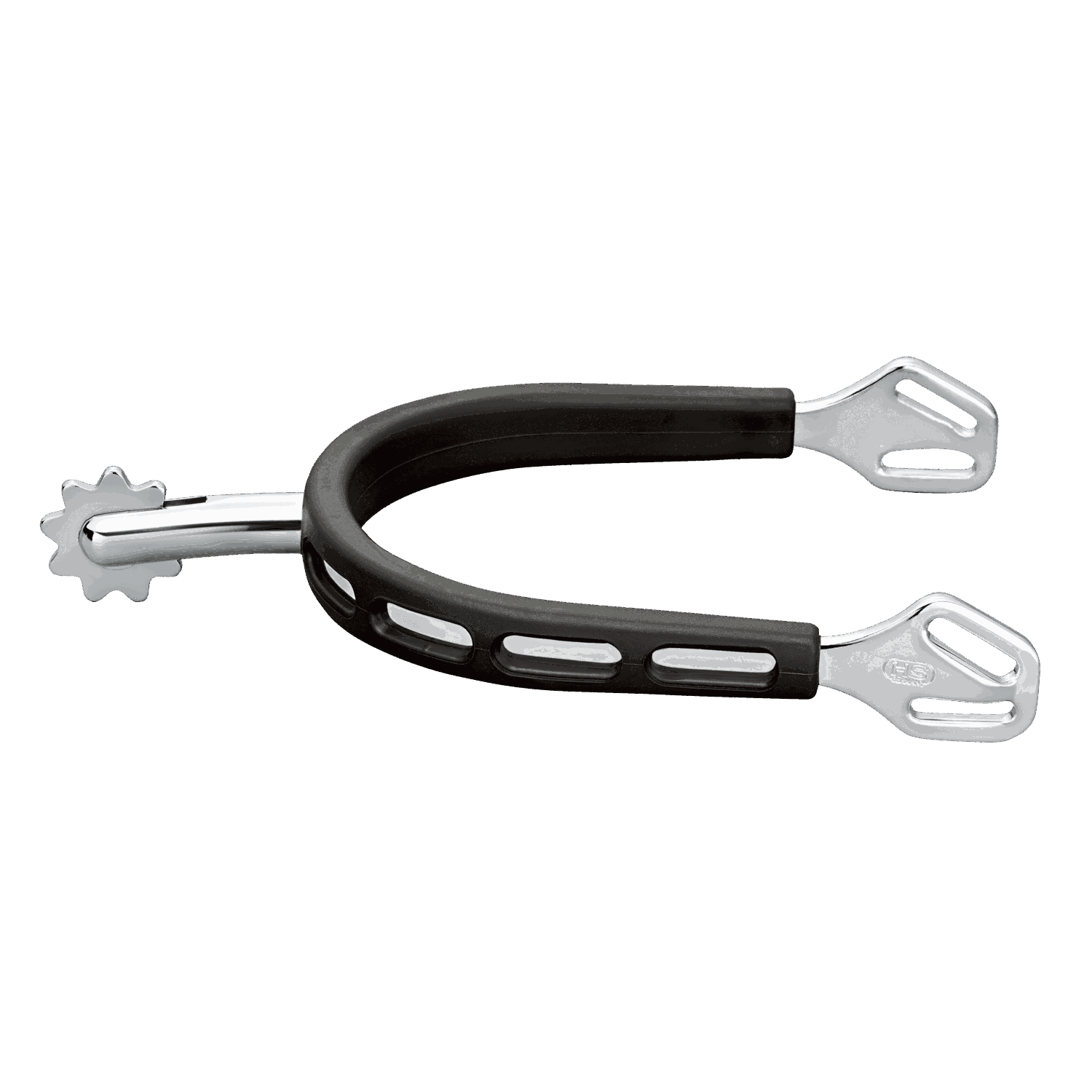 Ultra Fit Extra Grip Spurs — 35mm Stainless Steel with Rowel #4