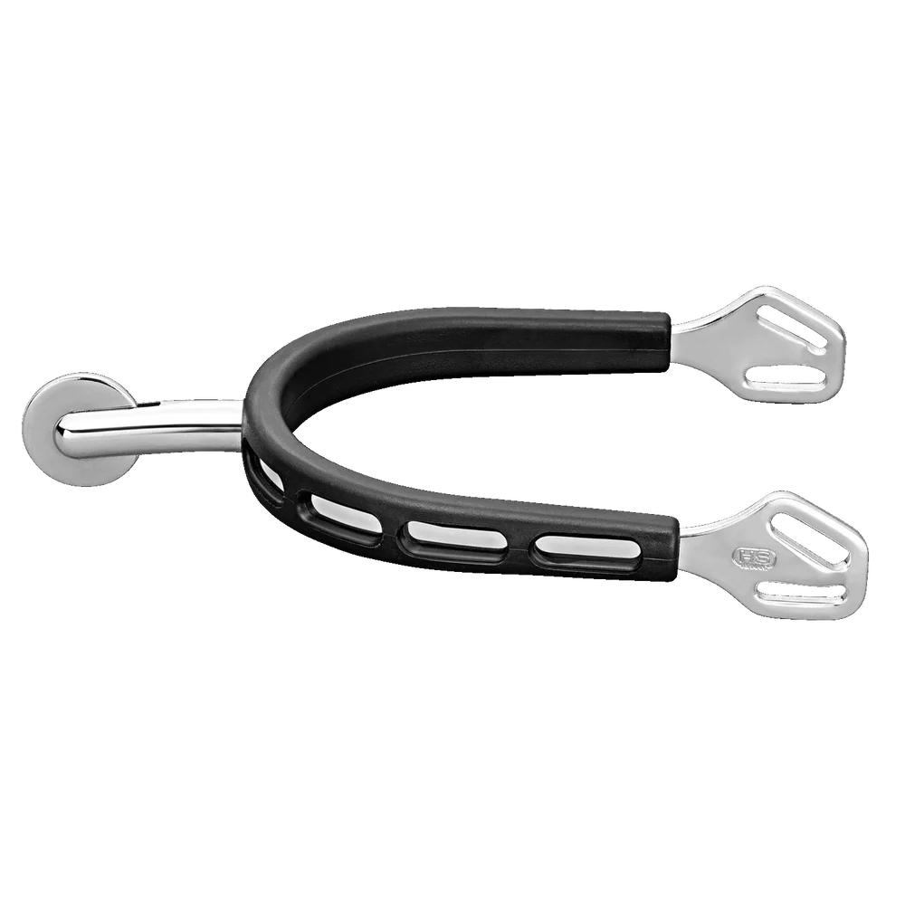 Ultra Fit Extra Grip Spurs — 35mm Stainless Steel with Rowel #5