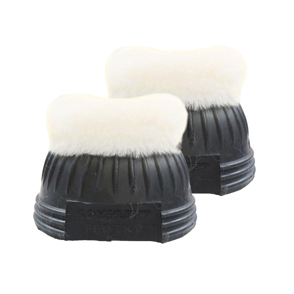 German Rubber Bell Boots with Illusion Fur - Extra Durable