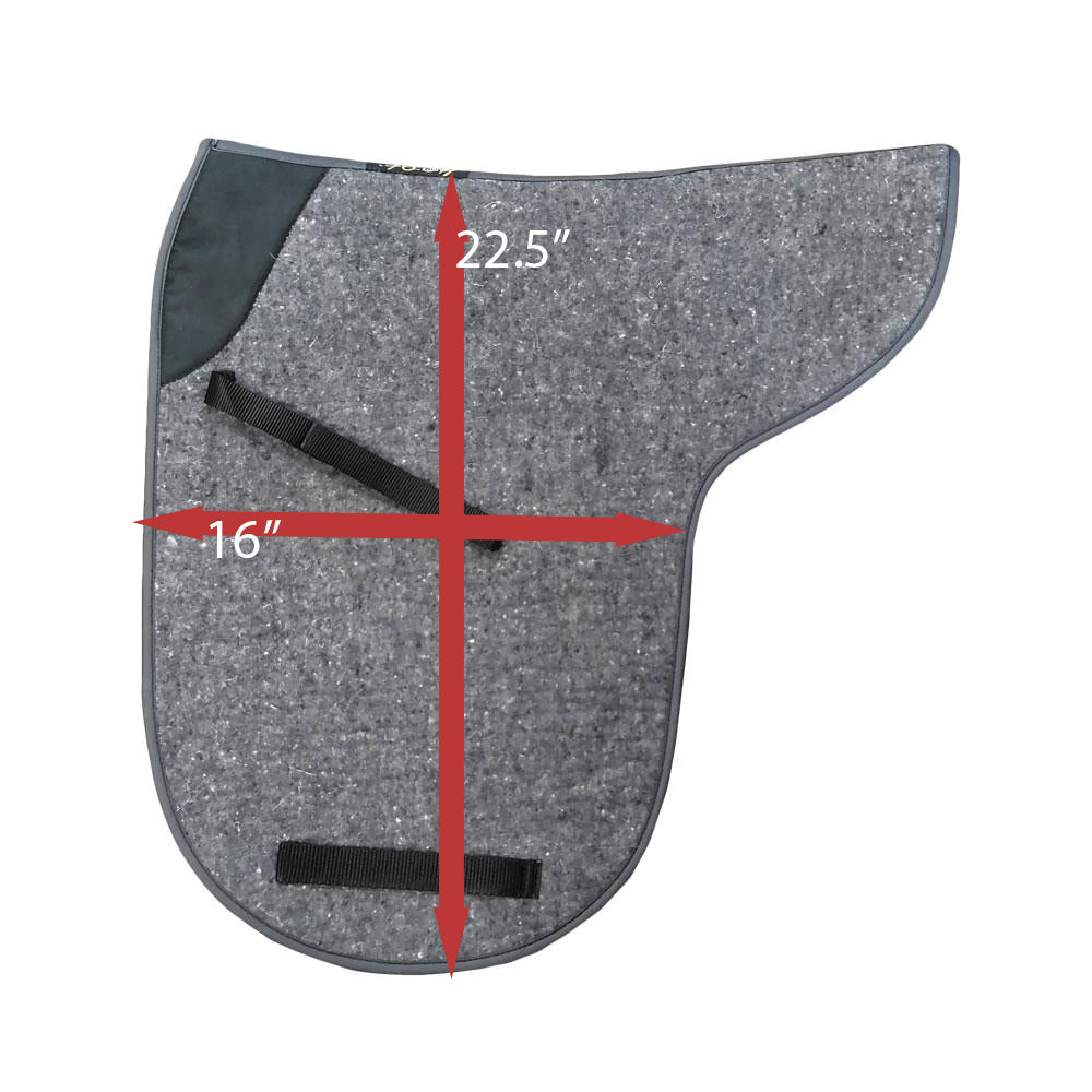 EQuest 1889 Contoured Wool Felt Saddle Pad 