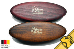 Finishing & Dust Brush "Ellipse" in walnut and rosewood
